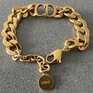 Dior - Metal Danseuse Etoile Chain Bracelet Gold